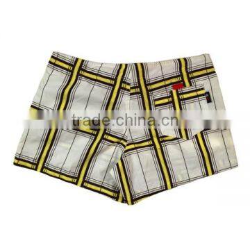 Women Beachshorts With Plaid Design Digital Print photo-3