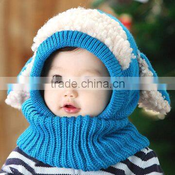 2014 Baby Boys Girls Children Knit Winter Warm Baby Snowman Hat SV012641 photo-2