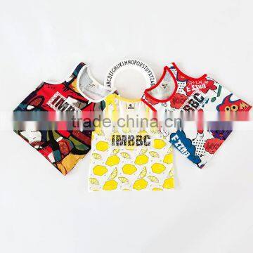 S17139A Baby Boys Summer Pattern Printed Vest photo-4