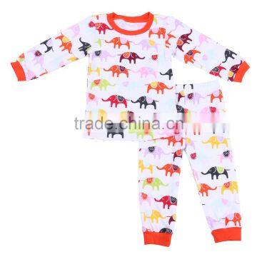 2017 Merry Christmas Baby Family Clothing Cotton Snowman Printed Pyjamas Children Kids Christmas Pajamas photo-5