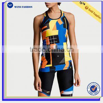 Factory Wholesale Training Singlet Body Building Sleevelesss Womens Yoga Tank