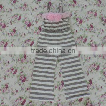 Hot Sale Romper Baby Girls Clothing Fashion Sleeveless Cherven Stripes Cotton Tops Romper 2016 Summer Vacation Kids photo-4