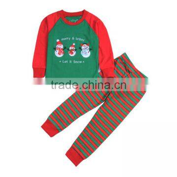 Wholesale Christmas Long Sleeves Children Pyjamas Cartoon Boys photo-5