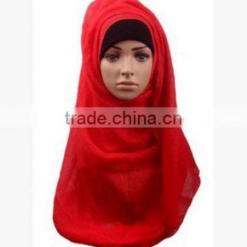 Muslim Pure Color Bag Towel Europe and the United States Fashion Super Large Cap Cover Scarf Scarf photo-4