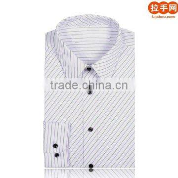 High end men's dress shirt white shirt