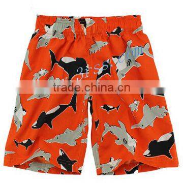 boy beach shorts cute fish design board