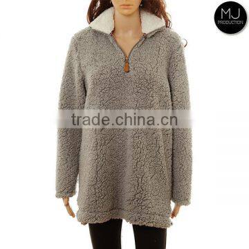 Wholesale Sherpa Pullover Plus Size Women Clothing Winter Jacket Coat Pregnant Women Dresses Maternity Clothes photo-5