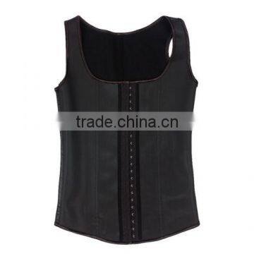 Men Sport Latex Waist Training Cincher Body Shaper Basque Halter Corset Ann Slim photo-4