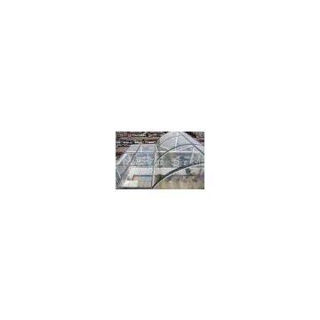 Colored Commercial Curved Tempered Glass For Sightseeing Elevators , GB15763.2-2005