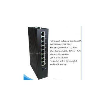 9 портов Gigabit Ethernet, промышленный сетевой коммутатор