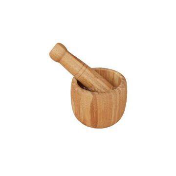 Bamboo Round Spice Crusher