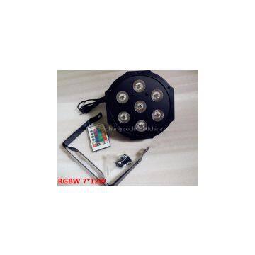 7*12W Remote led par can