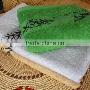 China Jacquard towel 100% bamboo fiber cosmetic towel