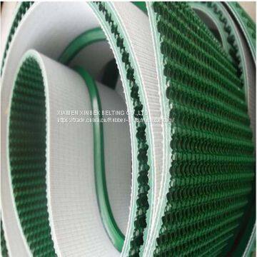 5mm Rough Top Green PVC Conveyor Belting For Incline Conveying Loading PB-G50/D photo-5