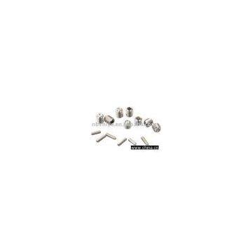 Stainless steel concave end knurling set screw