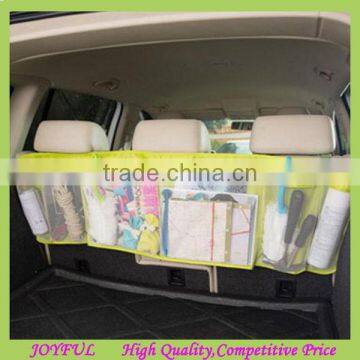 High capacity trunk storage back seat car organizer