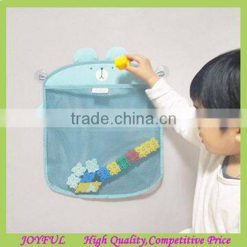 Polyester mesh hanging bath toy organizer for kids