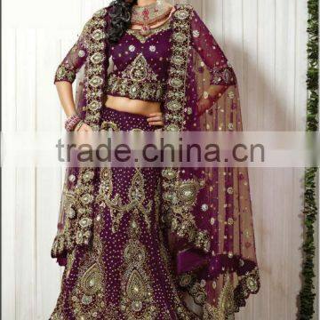 Beautiful Burgundy Bridal Lehenga Designer Indian Wedding Dress Embroidered Mermaid Gown Wedding Bridal Dress Ethnic Lehnga