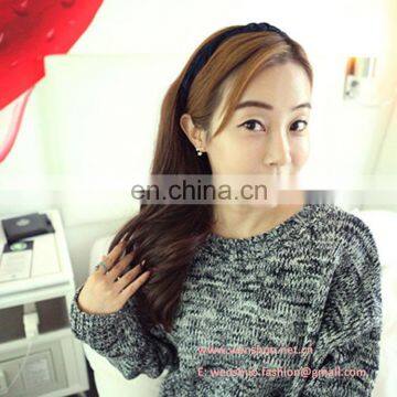 Wholesale Pure Color Compact Character Twist Braid Headband