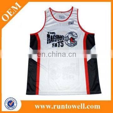 Digital print sublimation basketball vests/custom basketball jerseys