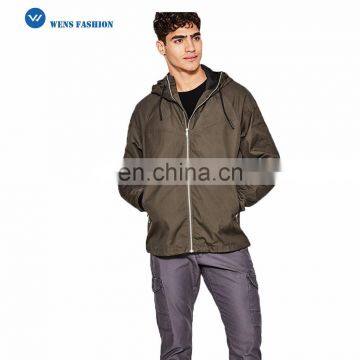 Mens Wholesale Winter Zip Up Hooded Jacket Windbreak Jacket