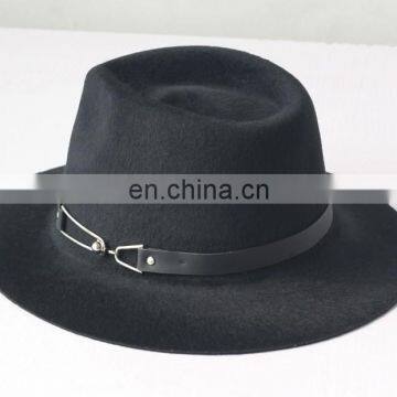Ladies Formal Fashion Spring Wool Fedora Hat photo-5