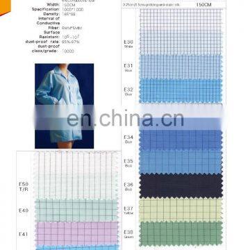 Factory direct high quality ESD fabric cleanroom fabric dustproof fabric