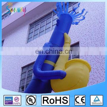 2 Legs Inflatable Advertisment Sky Air Dancer Dancing Man For Promotion