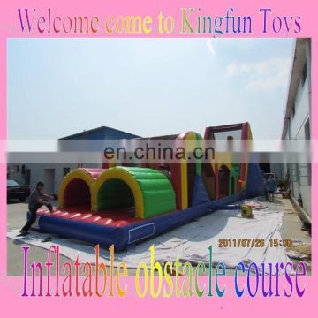 Playground inflatabe obstacle coursed for outdoor