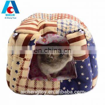 factory custom pet toy plush material hamster nest