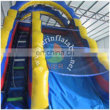 2017 Aier Guangzhou Attractive Commercial Medium Blue Waterslide/best Quality Inflatable Water Slide for Kids photo-4