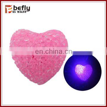 Pink heart flashing led toys