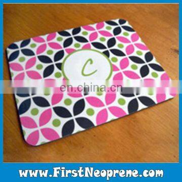 Monogram Pink And Black Mouse Pad Material Roll