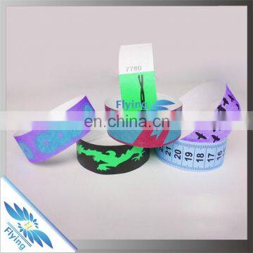 custom souvenirs event disposable printable cheap festival paper wristbands