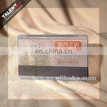 Custom Silk Screen Laminate Matte Transparent Plastic Business Cards photo-4