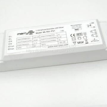 Custom PWM Dimmable Led Driver LED Dimmer 75W 24vdc For Led Strip