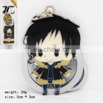 Anime Durarara 3way standoff Orihara Izaya Metal Keychain Pendant