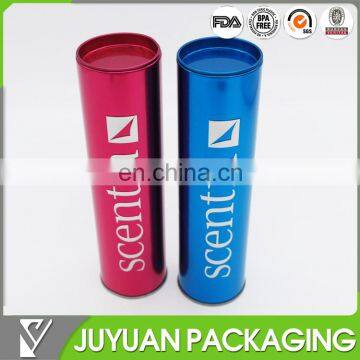 cosmetic bottle packaging metallic printing and embossed METAL tinplate TUBE