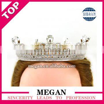 Princess Rhinestone Tiara Beauty Pageant Crowns Bride Jewelry Hair Accessories Tiara photo-6