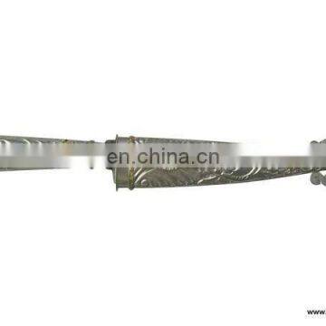 SILVER CHISELED KNIFE 'DAGGER OF 14CM OF BLADE' TOTAL LENGTH 25CM