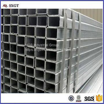 25x25mm Pre Galvanized Square Steel Tube