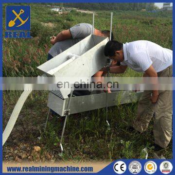 Custom Designed Sluice Gold Sluice Box Highbanker With Gold Mat