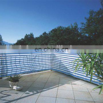 100% New HDPE Stripes privacy fence balcony screen netting