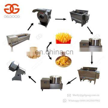 Industrial Price French Fries Machine Production Line Potato Chips Making Equipment For Sale