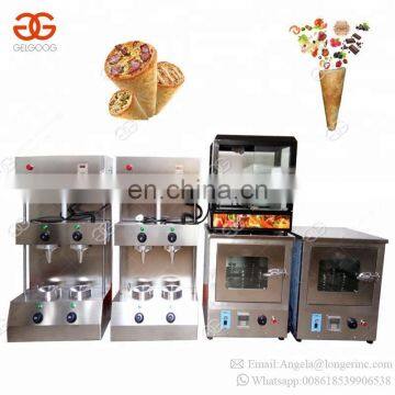 Gelgoog Automatic Ice Cream Rolled Mould Sugar Wafer Cones Oven Production Line Equipment Kono Pizza Cone Baking Machine