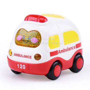 Hot Sale Hands Pushing Inertia Toy Car Inertia Toy Helicopter Inertia Vehicle Diy Toys for Kids Friction Toy Vehicle