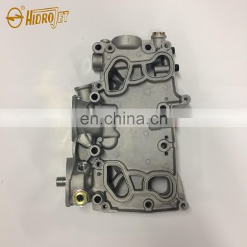 High quality Diesel engine parts Oil Cooler Cover    D6E  use for  EC210B