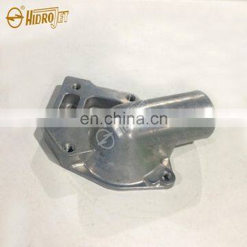 6BG1 Engine Part Upper Thermostat Seat Thermostat Housing Cover With Curve