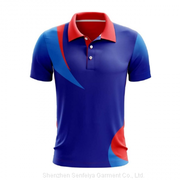 Wholesale New Arrival Dry Fit Feature Heat Transfer Tennis Cricket Shirts Jersey Men photo-5