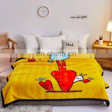 2020 Factory Direct Supply Super Soft Raschel Fabric 2 Layers Thickened Warm Winter Traveling Bedding Sofa Throw Blanket photo-4